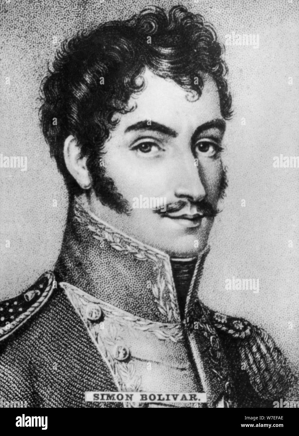 Simon Bolivar (1783-1830), Venezuelan military and political