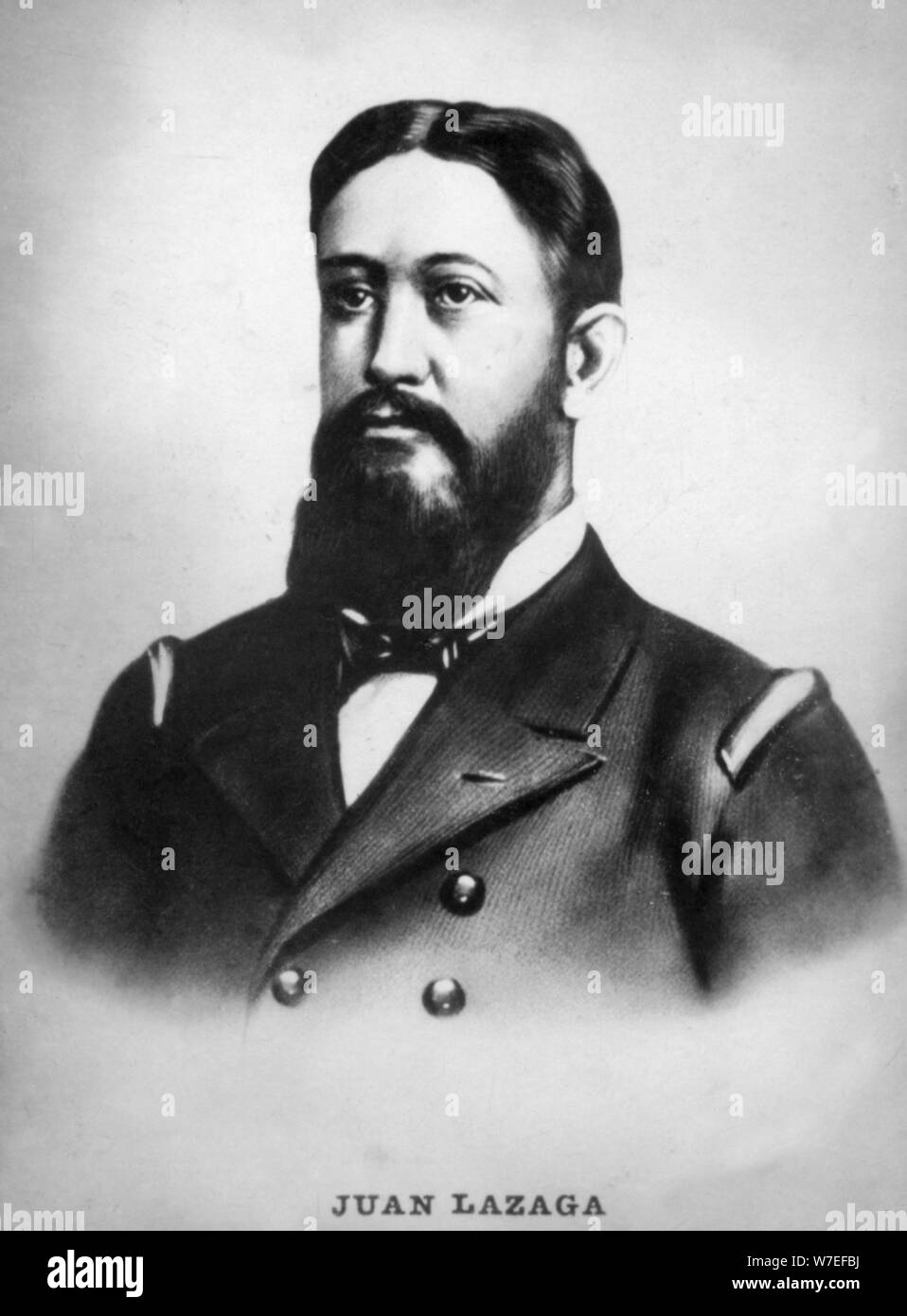 Juan Lazaga (1845-1898), Spanish naval captain during the Spanish-American War, (c1910). Artist: Unknown Stock Photo