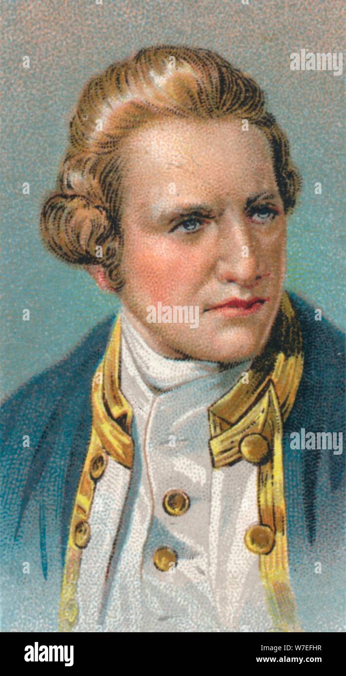 James Cook, English explorer, navigator and hydrographer, (17751776
