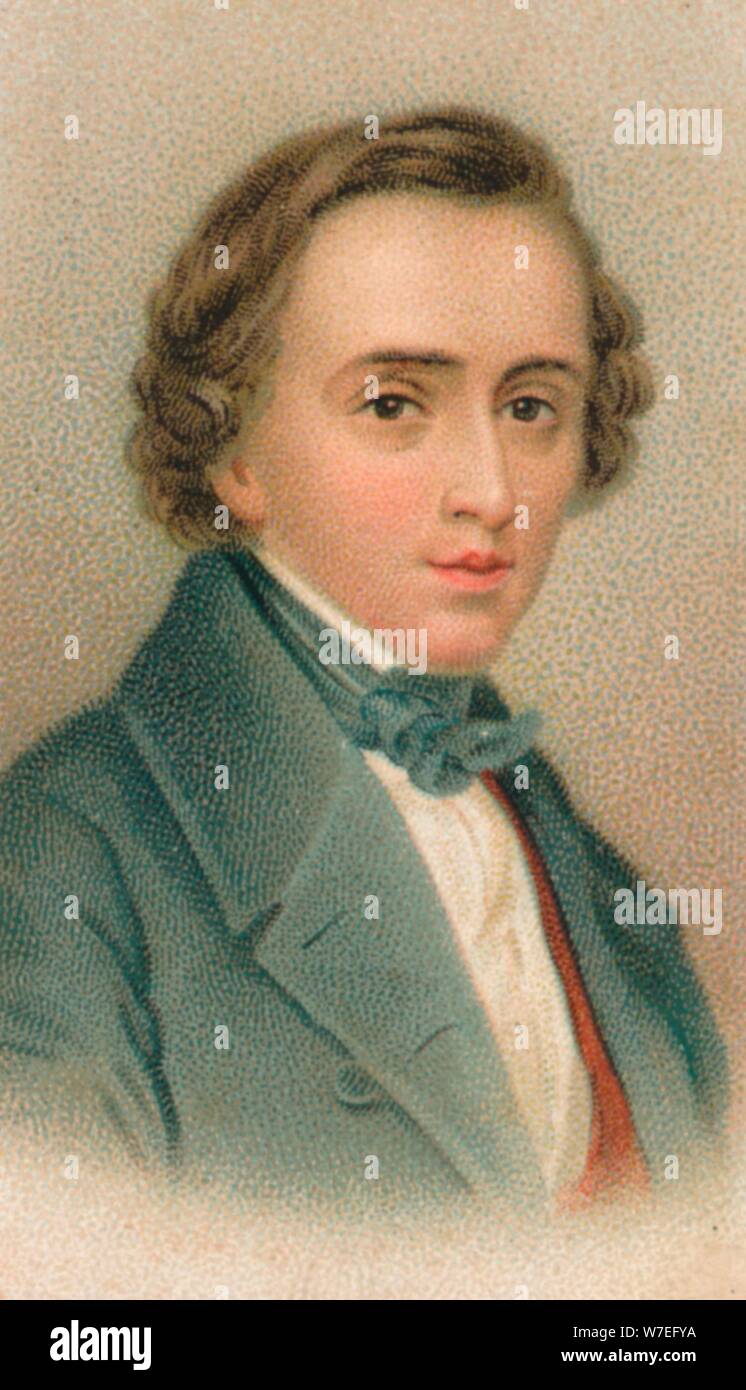 Frederic Francois Chopin (1810-1849), Polish composer, 1911. Artist: Unknown Stock Photo