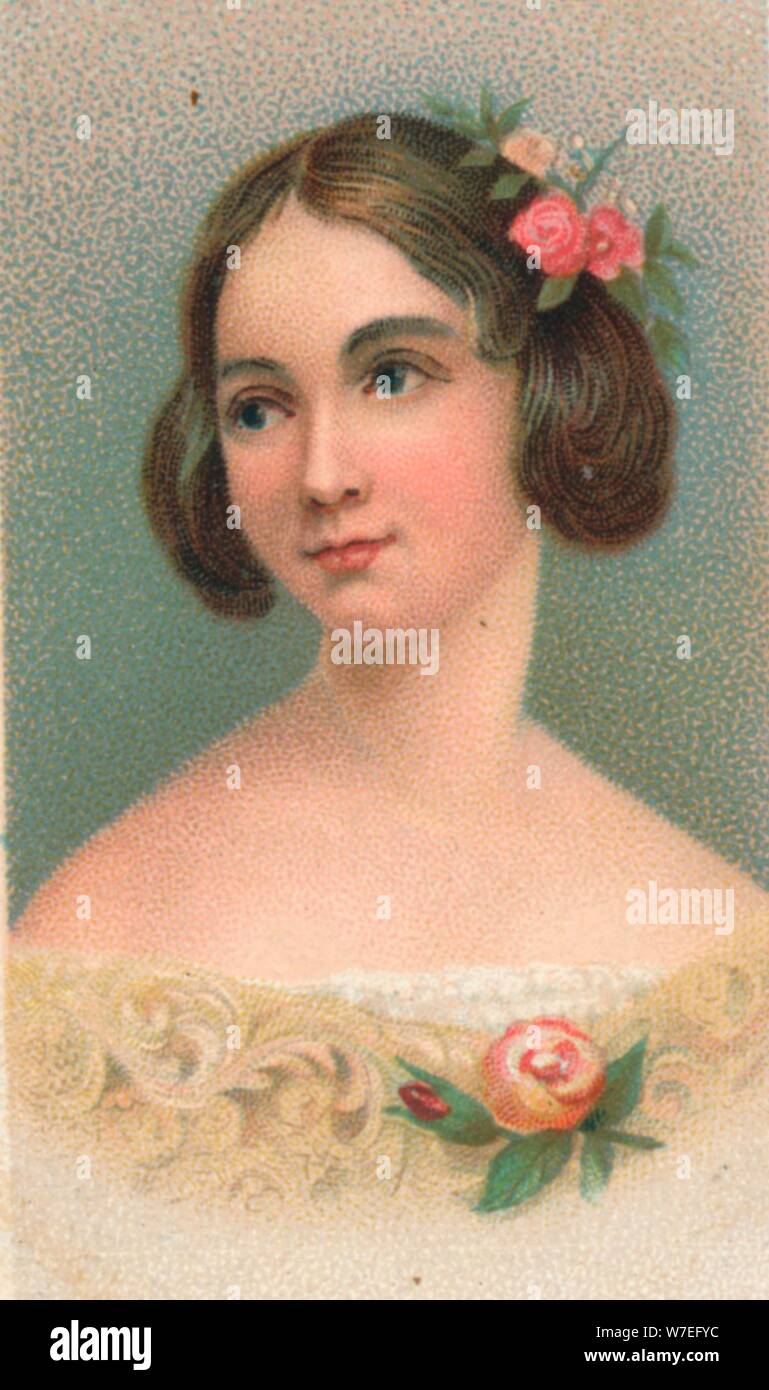 Johanna (Jenny) Maria Lind (1820-1887), Swedish opera singer, 1911. Artist: Unknown. Stock Photo