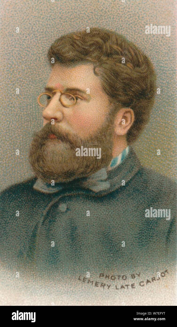 Georges Bizet (1838-1875), French composer, 1911. Artist: Unknown Stock Photo