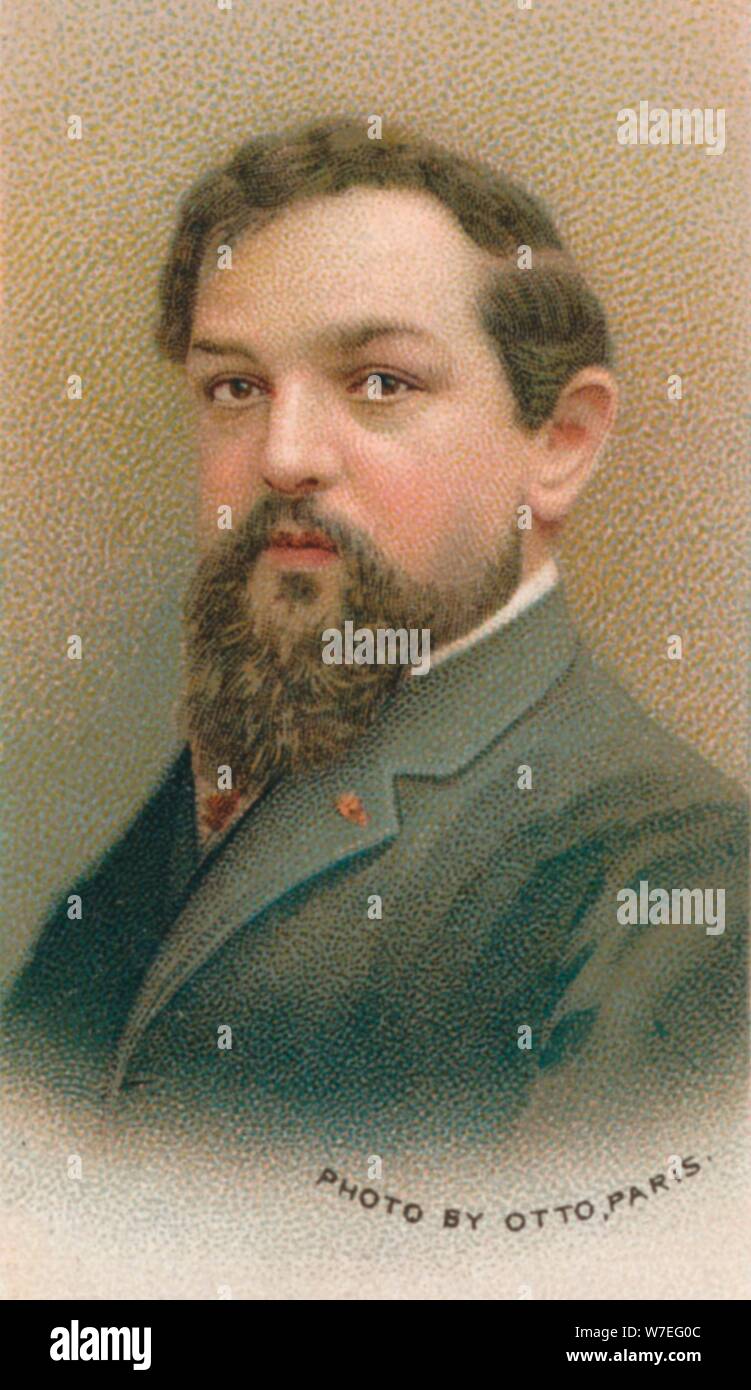 Claude Debussy (1862-1918) French composer, 1911. Artist: Unknown Stock Photo
