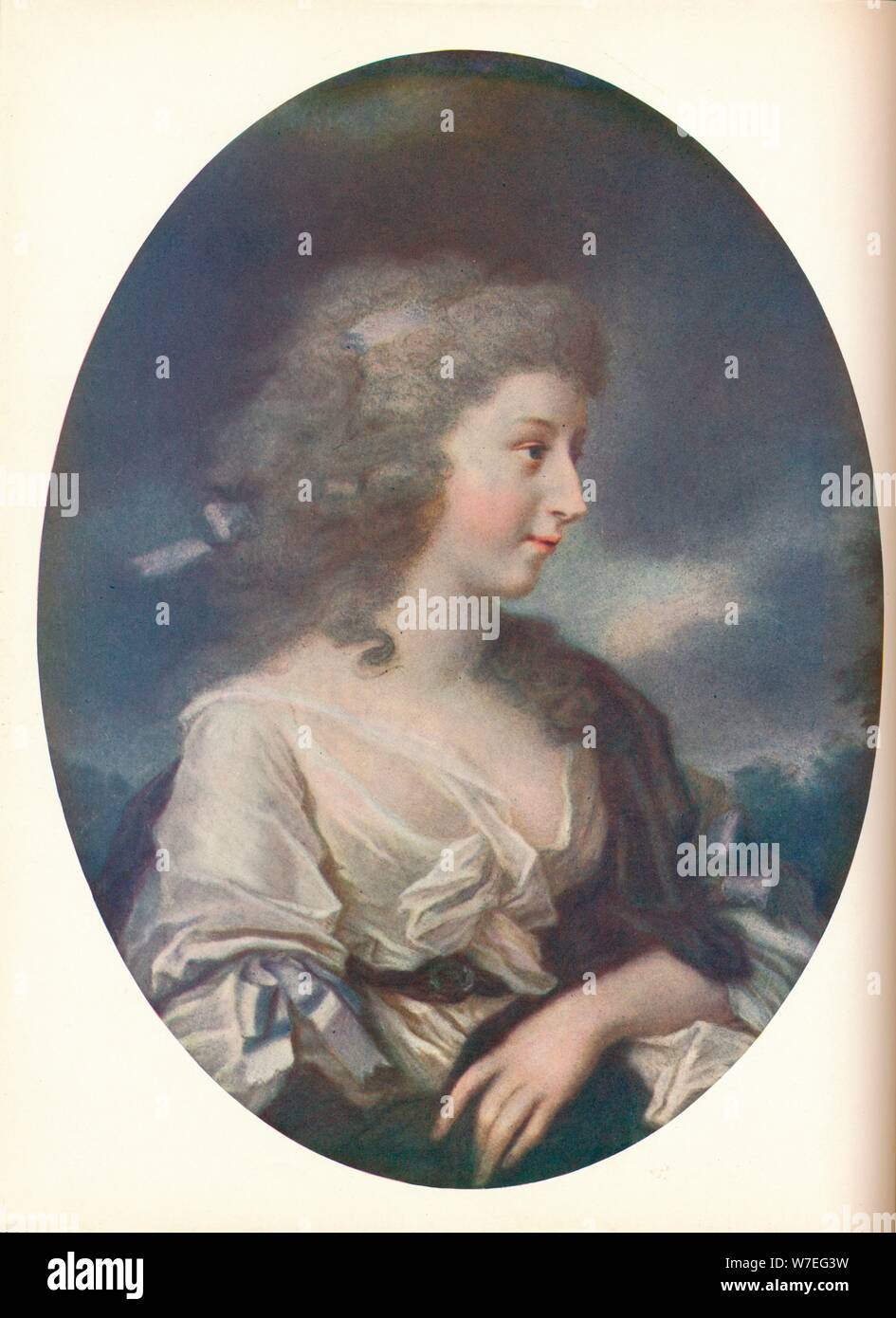 Grace Dalrymple Elliott (1758-1823) was a Scottish socialite and courtesan, 1906. Artist: Unknown Stock Photo