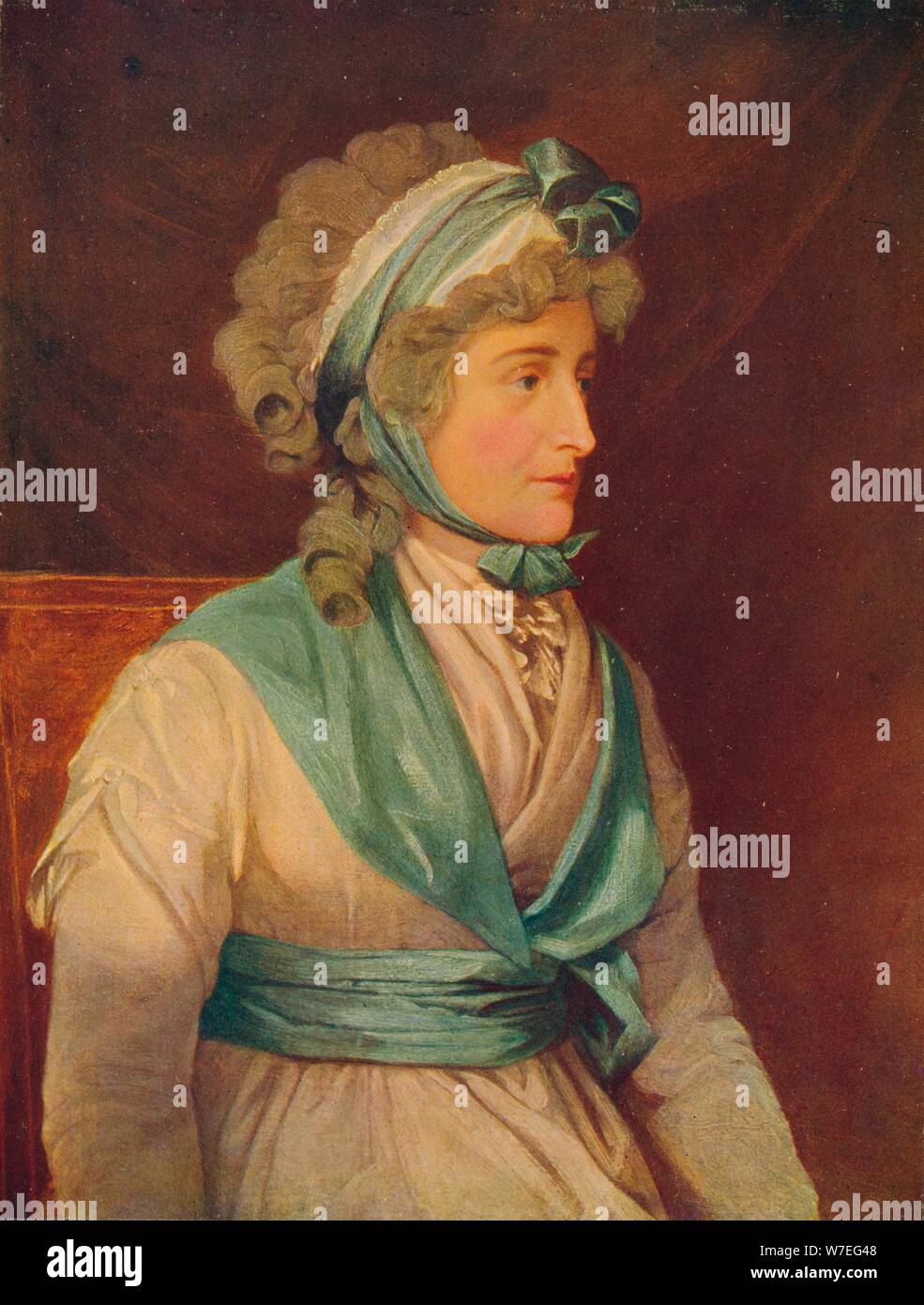 Sarah Siddons' (1755-1831), 18th century English tragic actress, 1906. Artist: John Russell Stock Photo