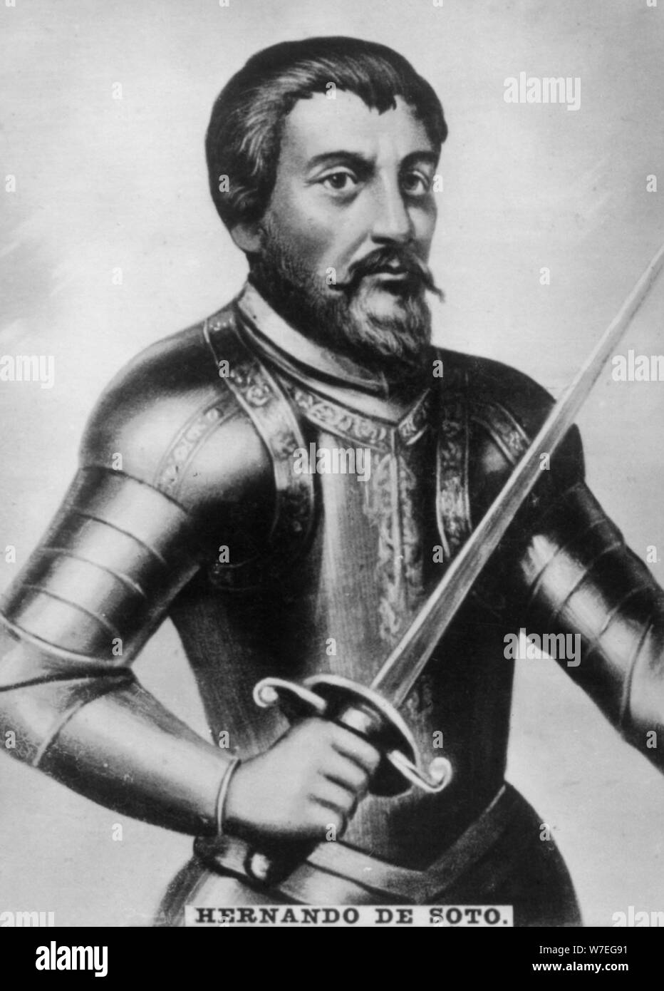 Hernando de Soto, (1496-1542), 1920s. Artist: Unknown Stock Photo
