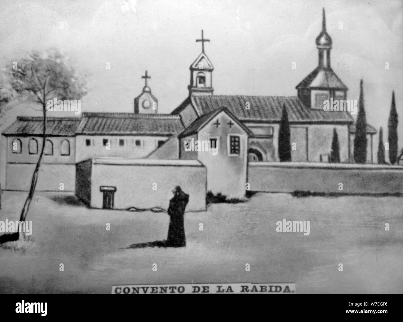 Convent  the Rabida,  (15th century), 1920s. Artist: Unknown Stock Photo