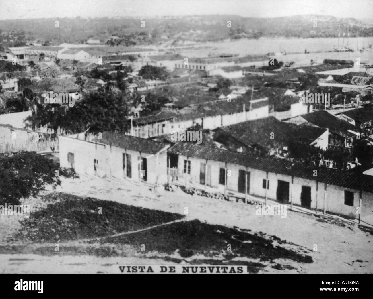 View of Nuevitas, (1869), 1920s. Artist: Unknown Stock Photo