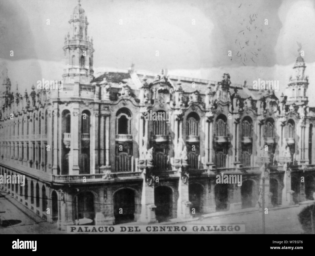 Palace of the Galician Centre, 1920s. Artist: Unknown Stock Photo
