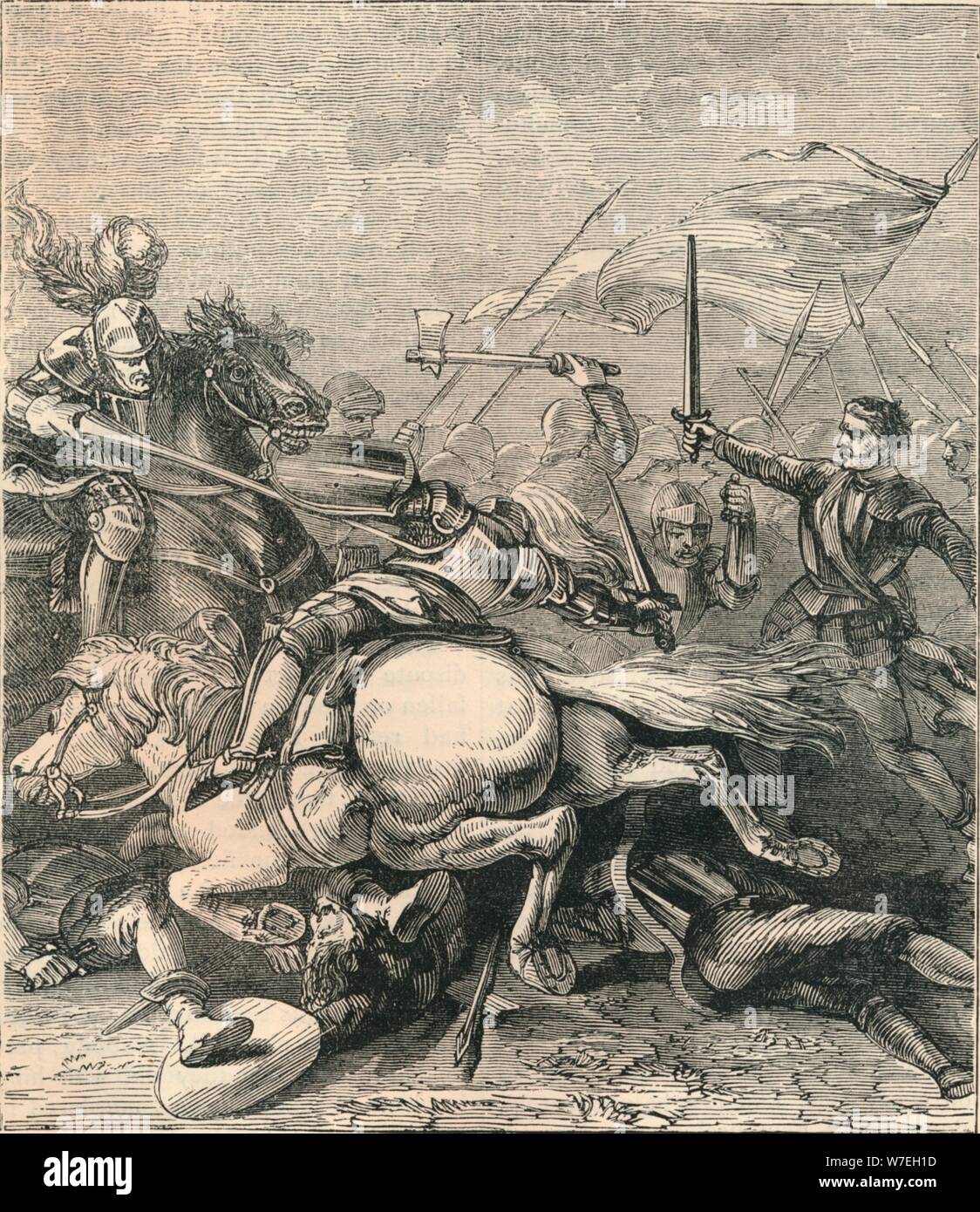 Battle of Flodden, (1513), c1910. Artist: Unknown Stock Photo