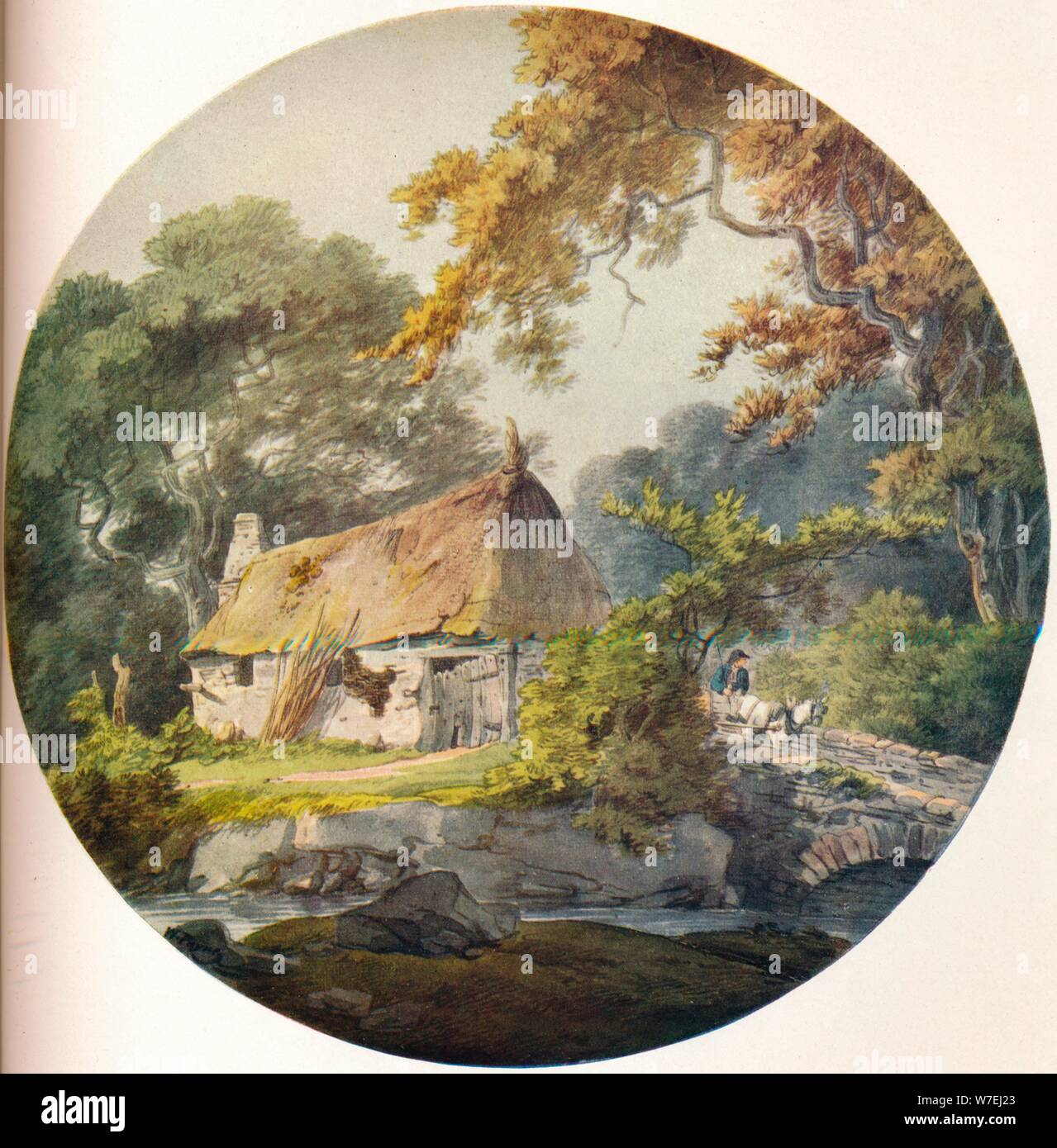 Hovel Near Yealmpton, Devon, 1921. Artist Unknown Stock Photo Alamy