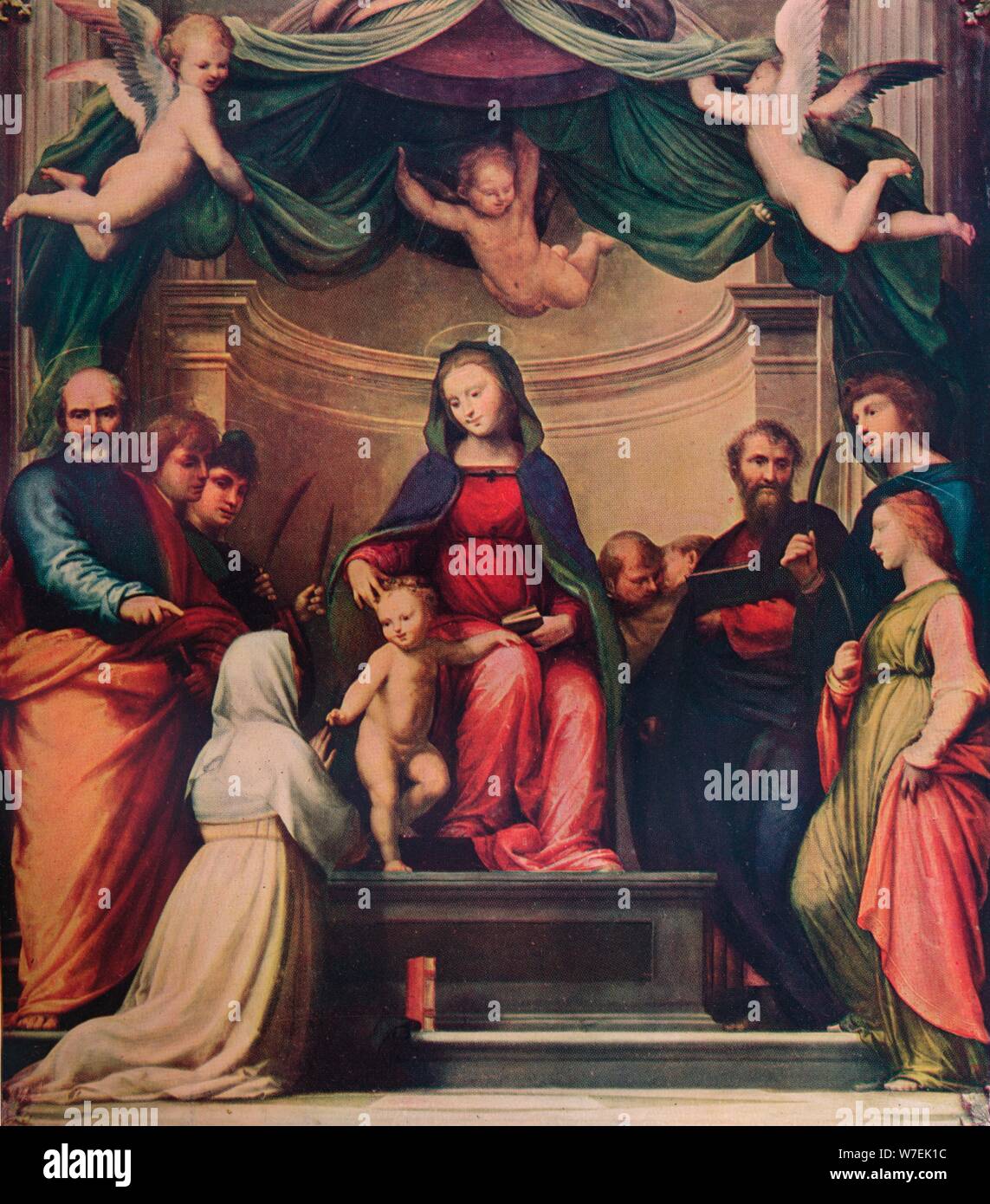 The mystic marriage of saint catherine hi-res stock photography and ...