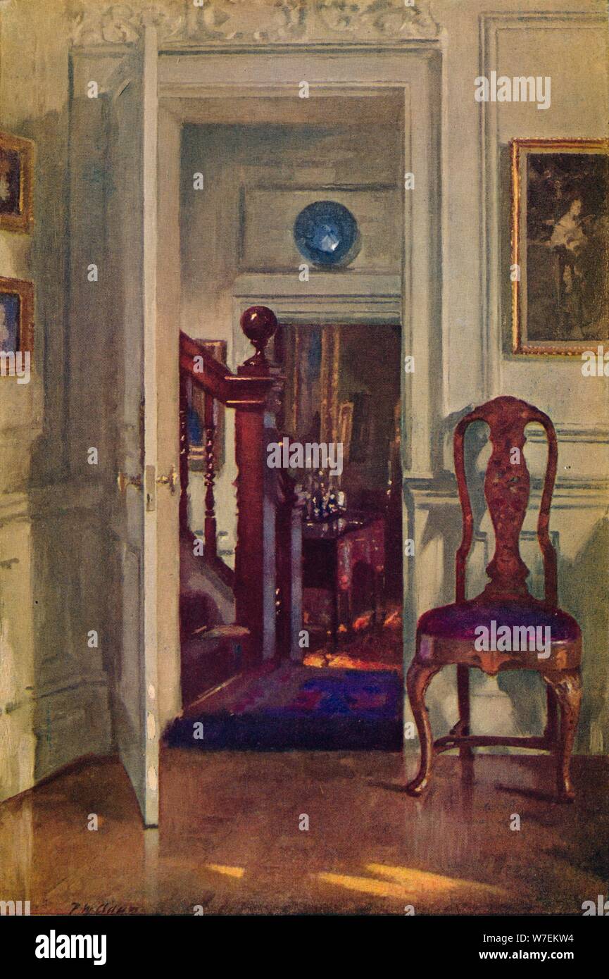 'An Interior at Hove', c19th century. Artist: Patrick William Adam. Stock Photo