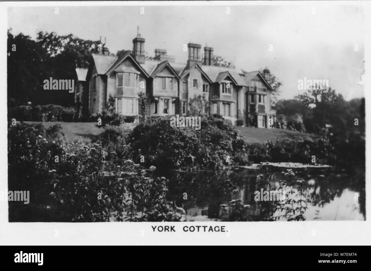 'York Cottage, Sandringham, Norfolk', 1937. Artist: Unknown. Stock Photo