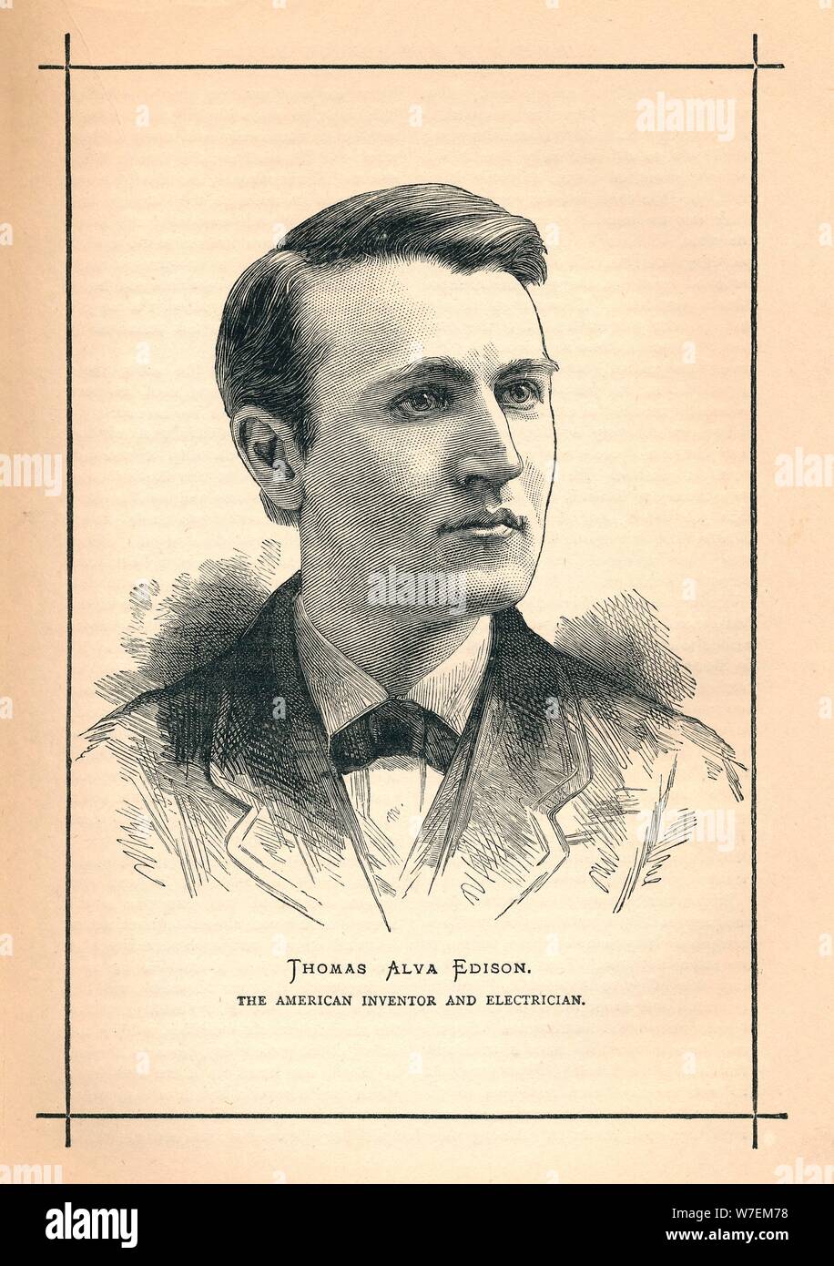 Thomas alva edison american inventor hi-res stock photography and ...