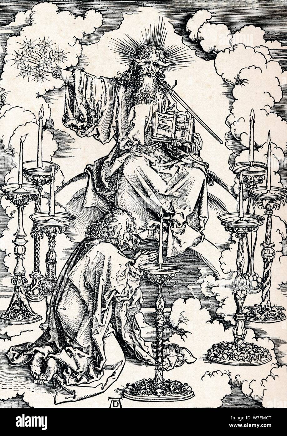 'The Vision of the Seven Candlesticks', 1498 (1906). Artist Albrecht Durer Stock Photo Alamy