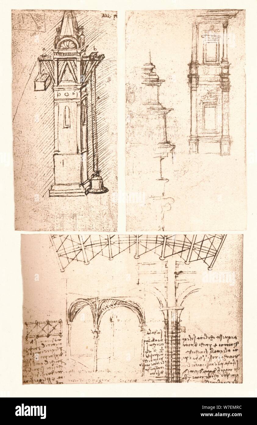 Renaissance architecture drawings hi-res stock photography and images ...
