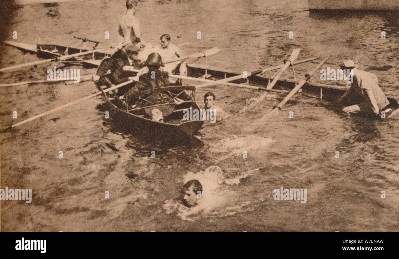 The University Boat Race, March 1912 (1935). Artist Unknown Stock