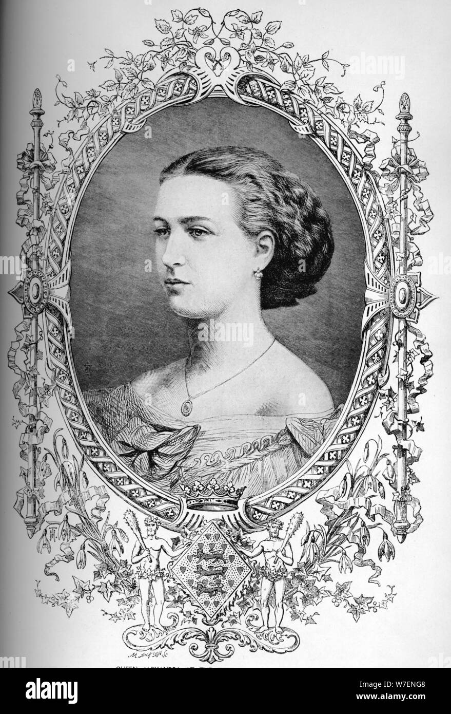The Future Queen Alexandra At The Time Of Her Marriage C1863 1910 The Future Queen Alexandra At The Time Of Her Marriage C1863 1910