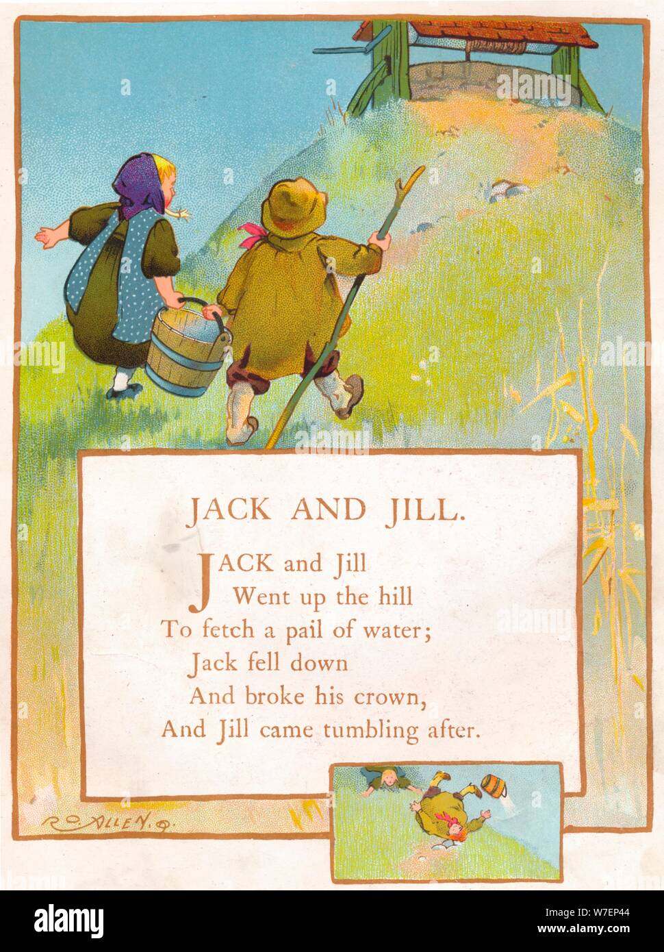 'Jack and Jill', c1903. Artist: EA Keck. Stock Photo