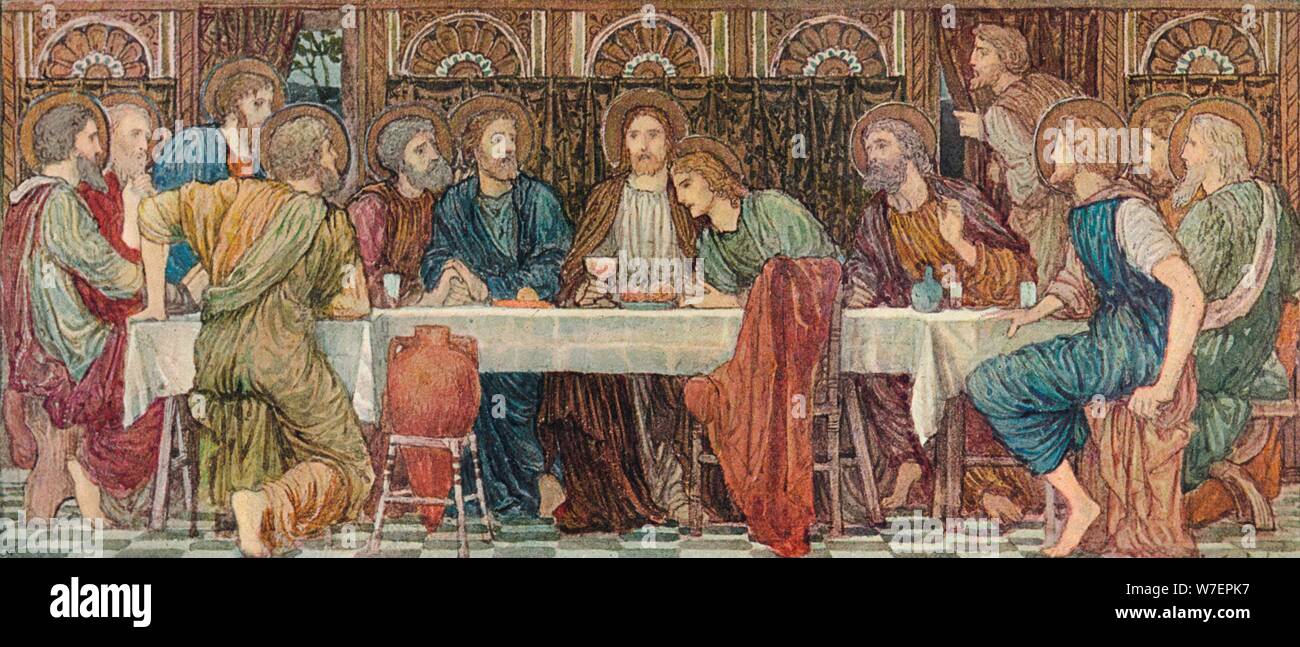 'The Last Supper', 1898. Artist: Henry Holiday. Stock Photo