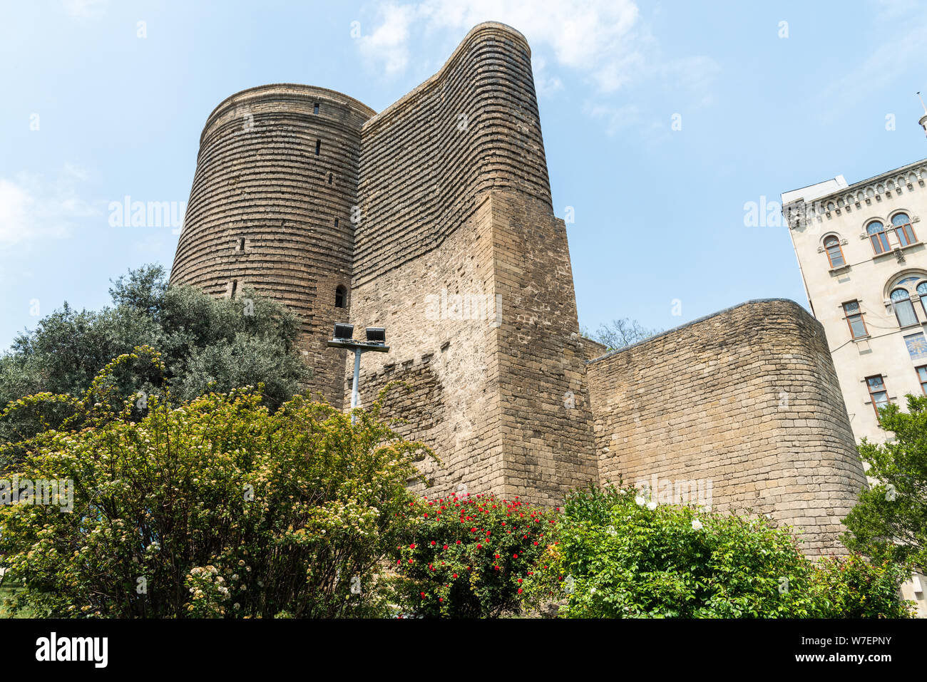 Maiden Tower in Baku, Azerbaijan. Stock Photo