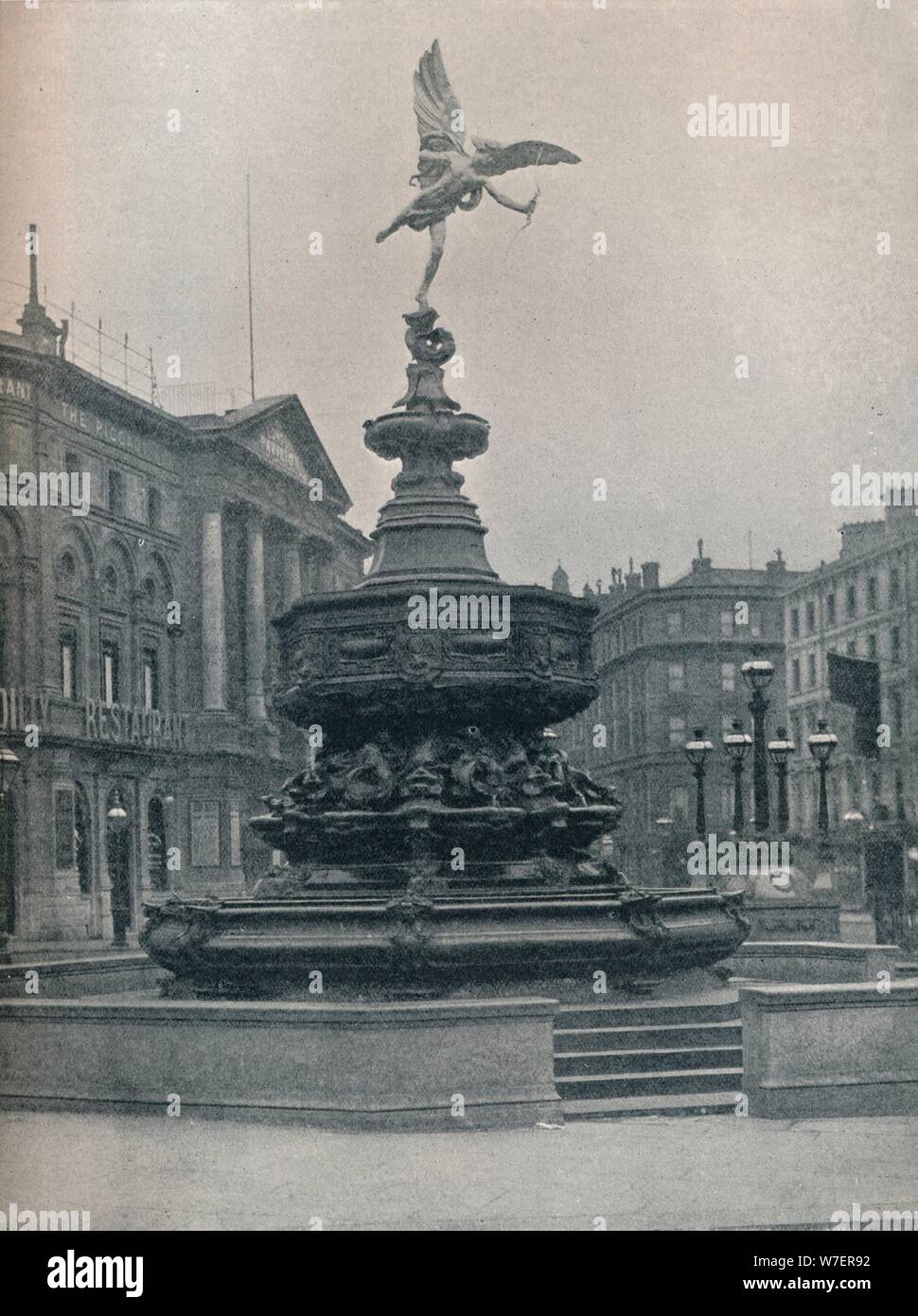 'Shaftesbury Memorial Fountain', c1909. Artist: Frederick Hollyer. Stock Photo