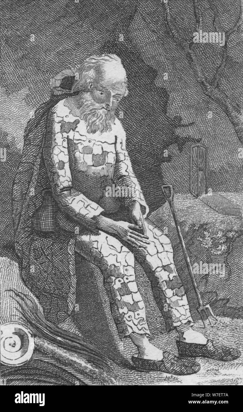 'The Dinton Hermit', c19th century. Artist: Unknown. Stock Photo