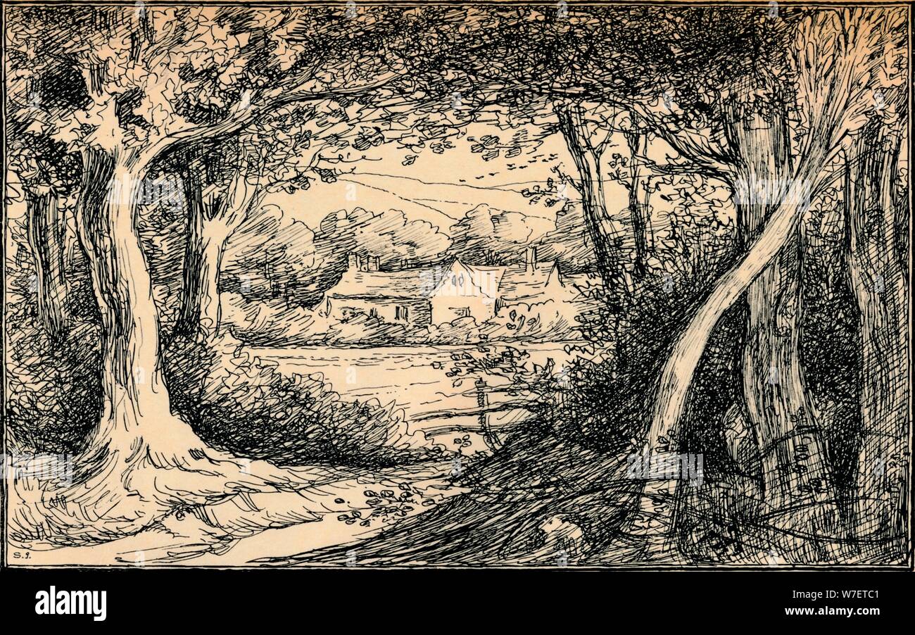 'The End of the Glade, Epping Forest', c1900. Artist: Selwyn Image. Stock Photo