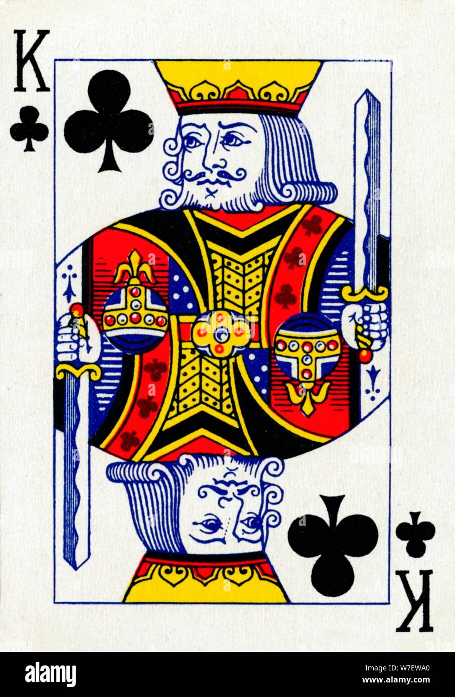 King of Clubs from a deck of Goodall & Son Ltd. playing cards, c1940
