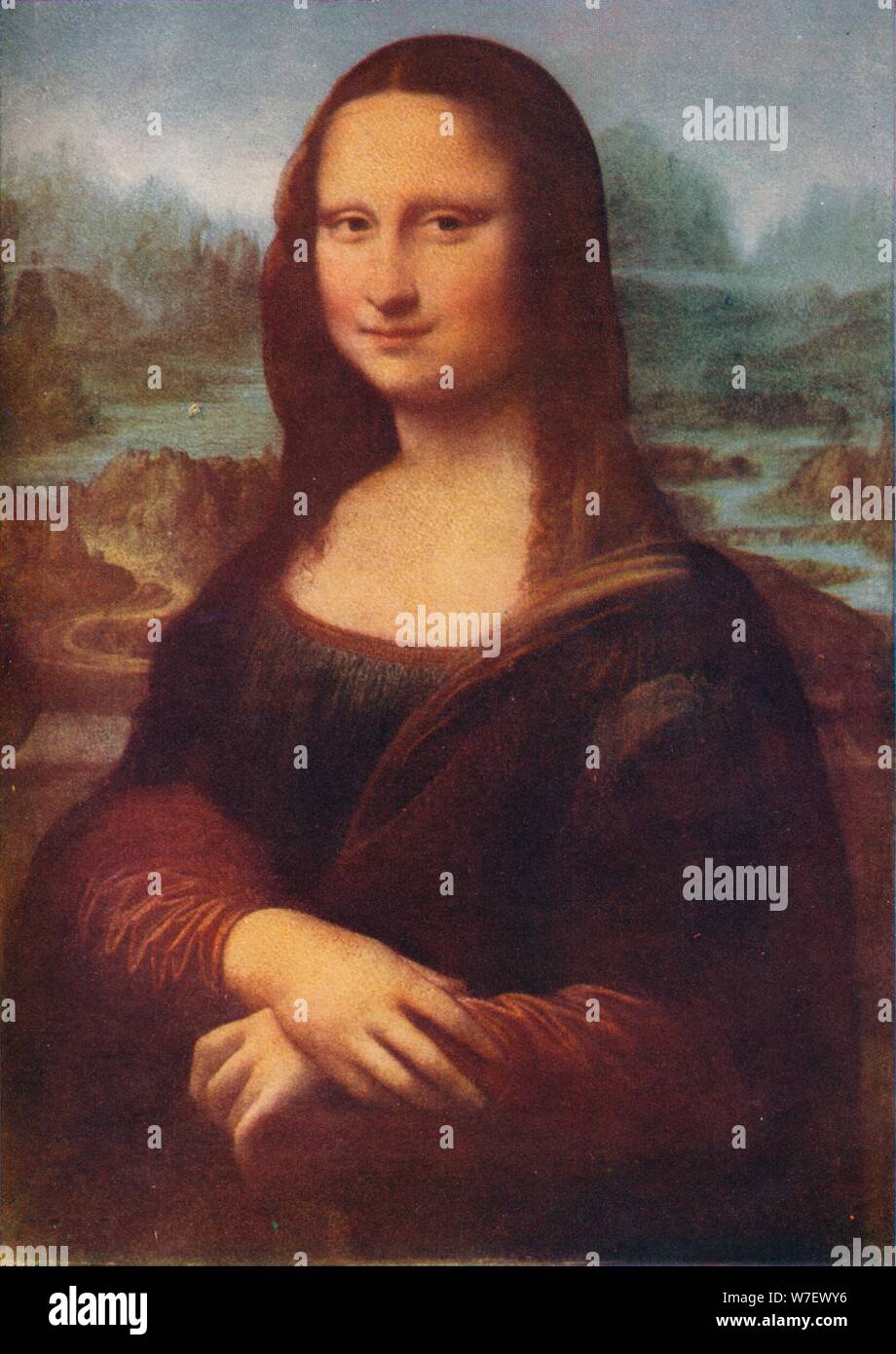 'Mona Lisa', c1503. Artist: Leonardo da Vinci. Stock Photo