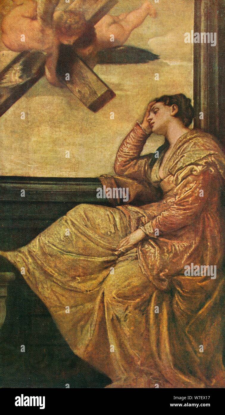'The Dream of Saint Helena', 1570, (1909). Artist: Paolo Veronese. Stock Photo