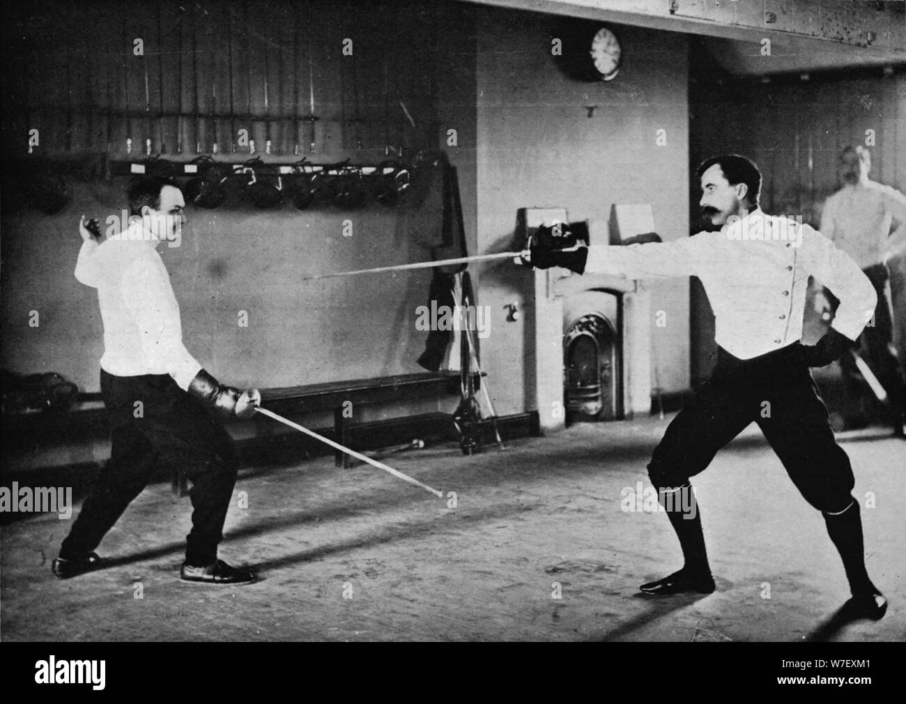 'An Assault With the French Duelling Sword', c1900, (1903). Artist