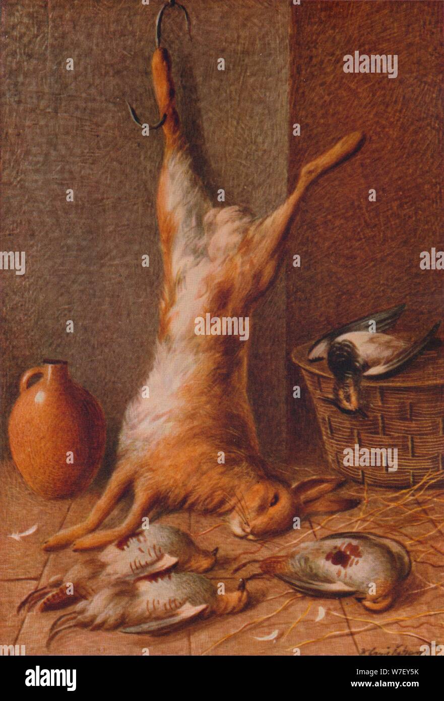 'Still Life  Hare', c1895. Artist: William Cruikshank. Stock Photo