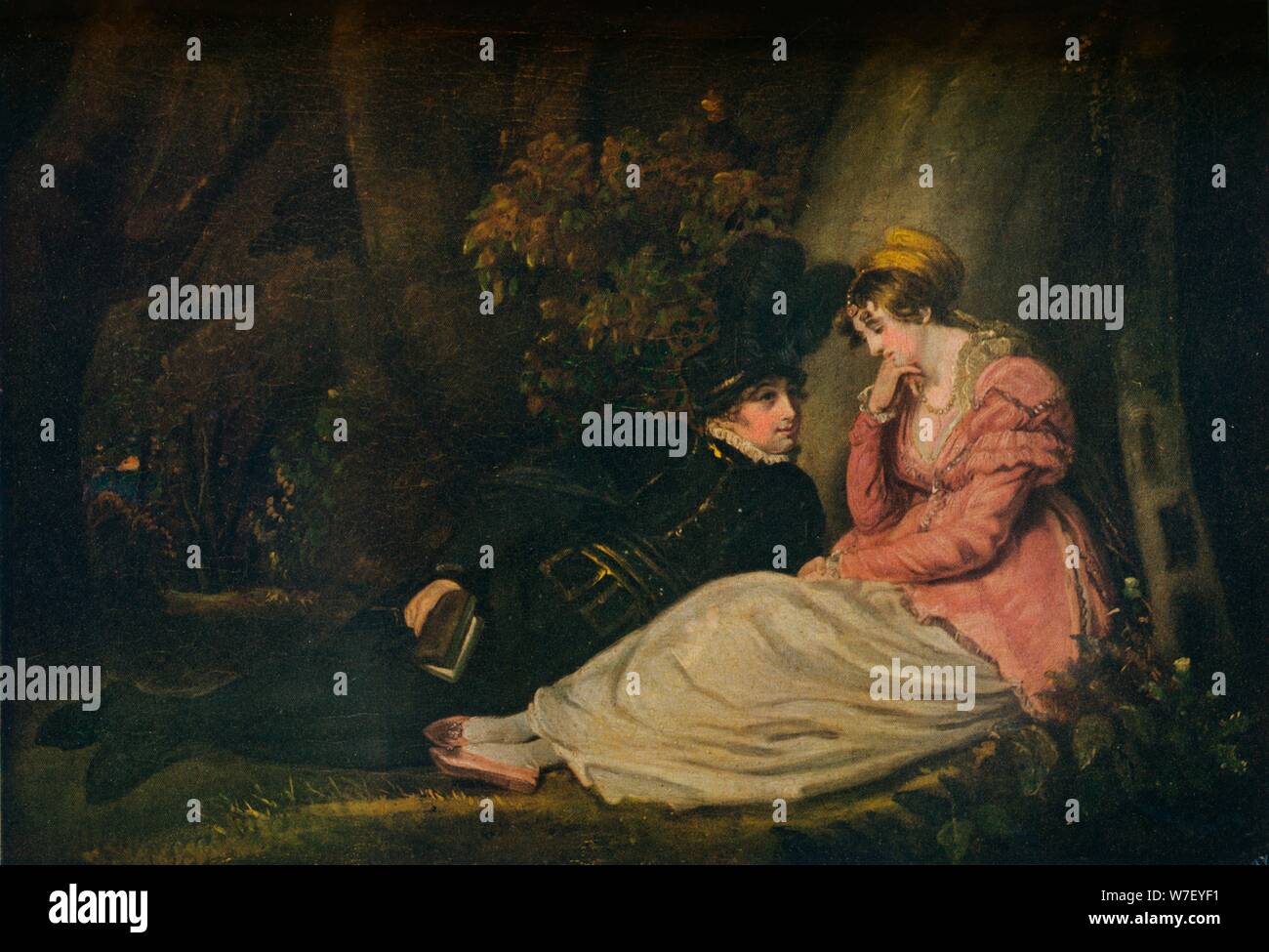 'Paolo and Francesca', c1779. Artist: John Raphael Smith. Stock Photo