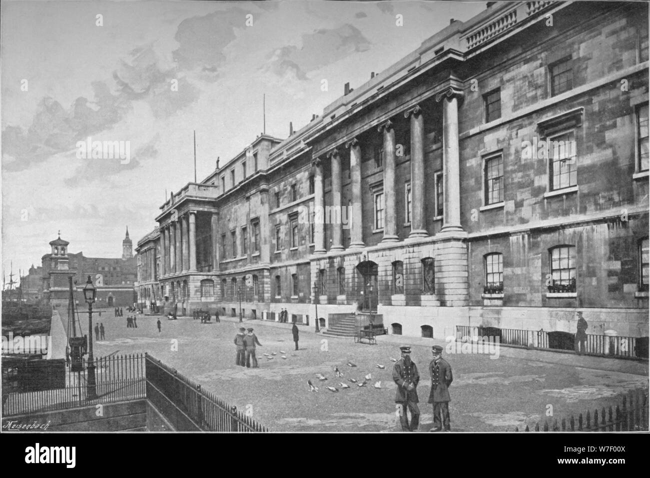 Custom House, City of London, 1911. Artist: Unknown Stock Photo - Alamy