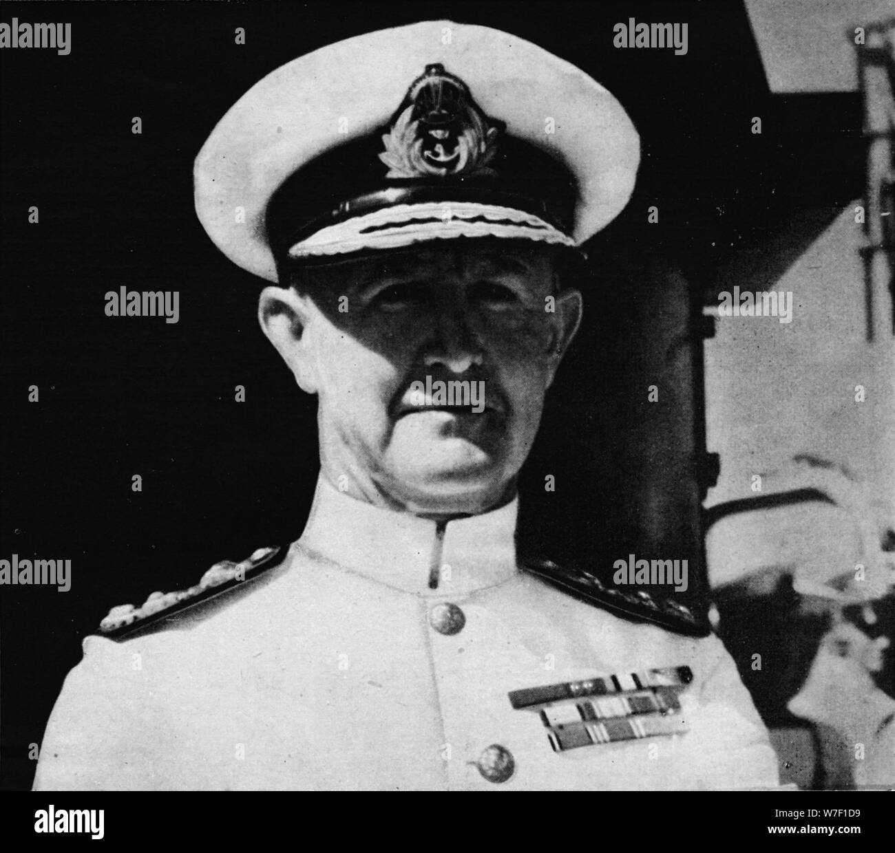 Admiral Andrew Browne Cunningham, 1st Viscount Cunningham of Hyndhope, c1940 (1943). Artist: Unknown. Stock Photo