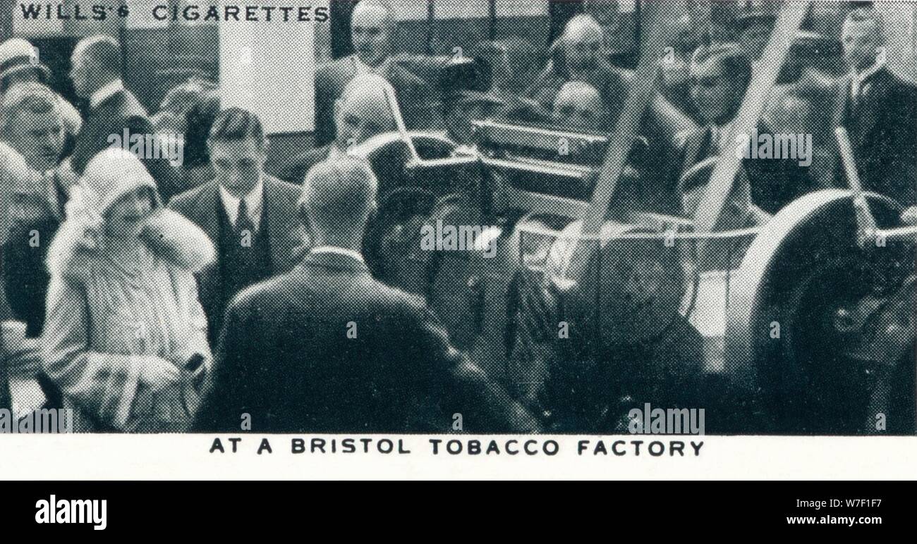 'At a Bristol Tobacco Factory', 1928 (1937). Artist: Unknown. Stock Photo