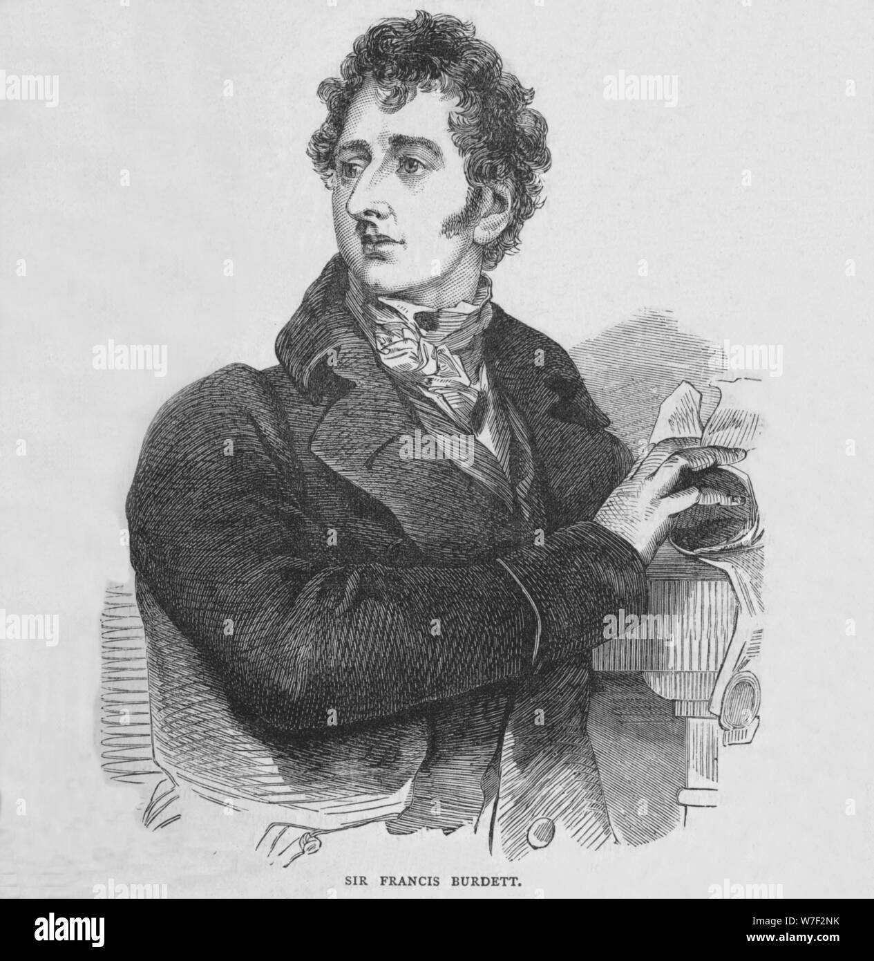 Sir Francis Burdett, English reformist politician, c1810 (1878). Artist