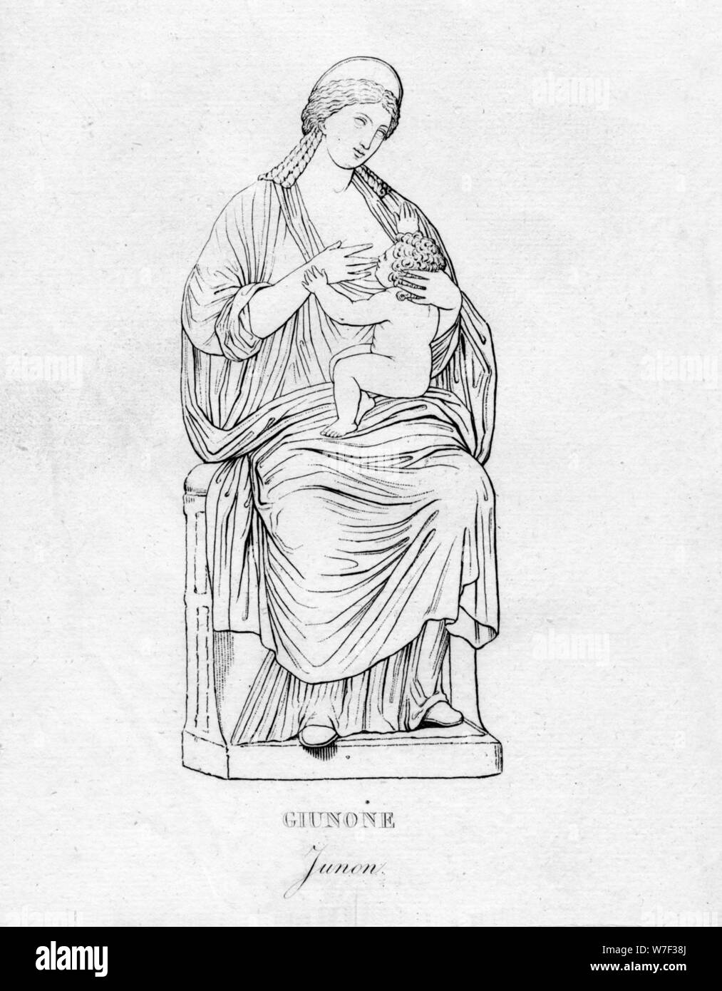 'Giunone (Junon)', c1850. Artist: Unknown. Stock Photo