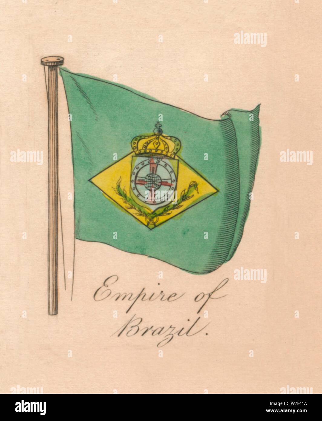 Empire brazil flag hi-res stock photography and images - Alamy