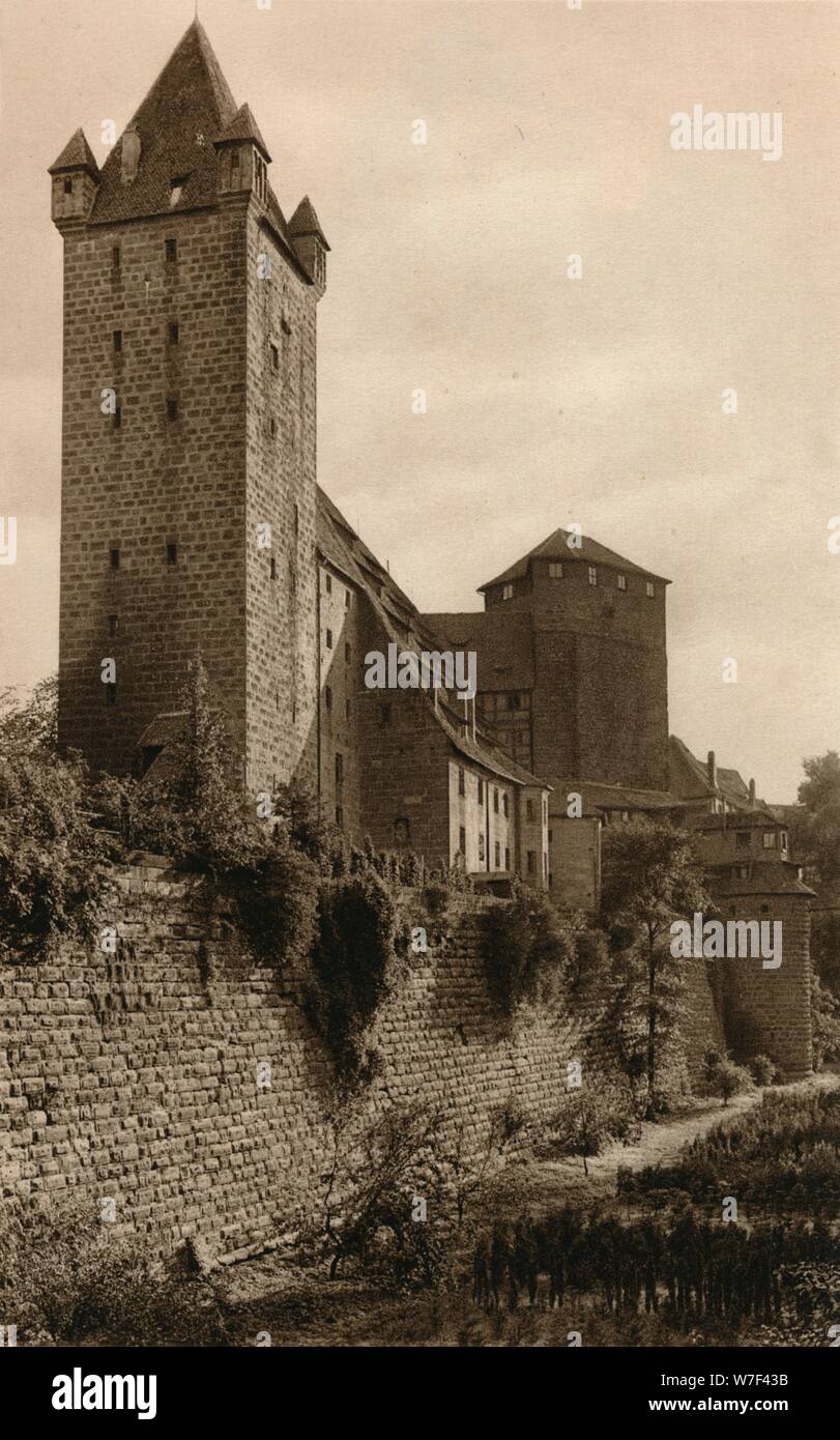 'Nuremberg - The Castle', 1931. Artist: Kurt Hielscher. Stock Photo