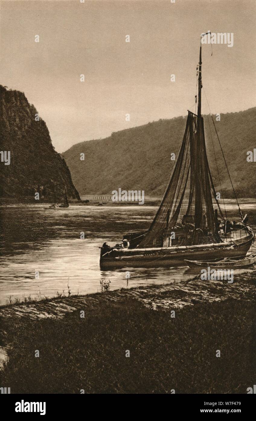'Rhein. Near the Loreley', 1931. Artist: Kurt Hielscher. Stock Photo