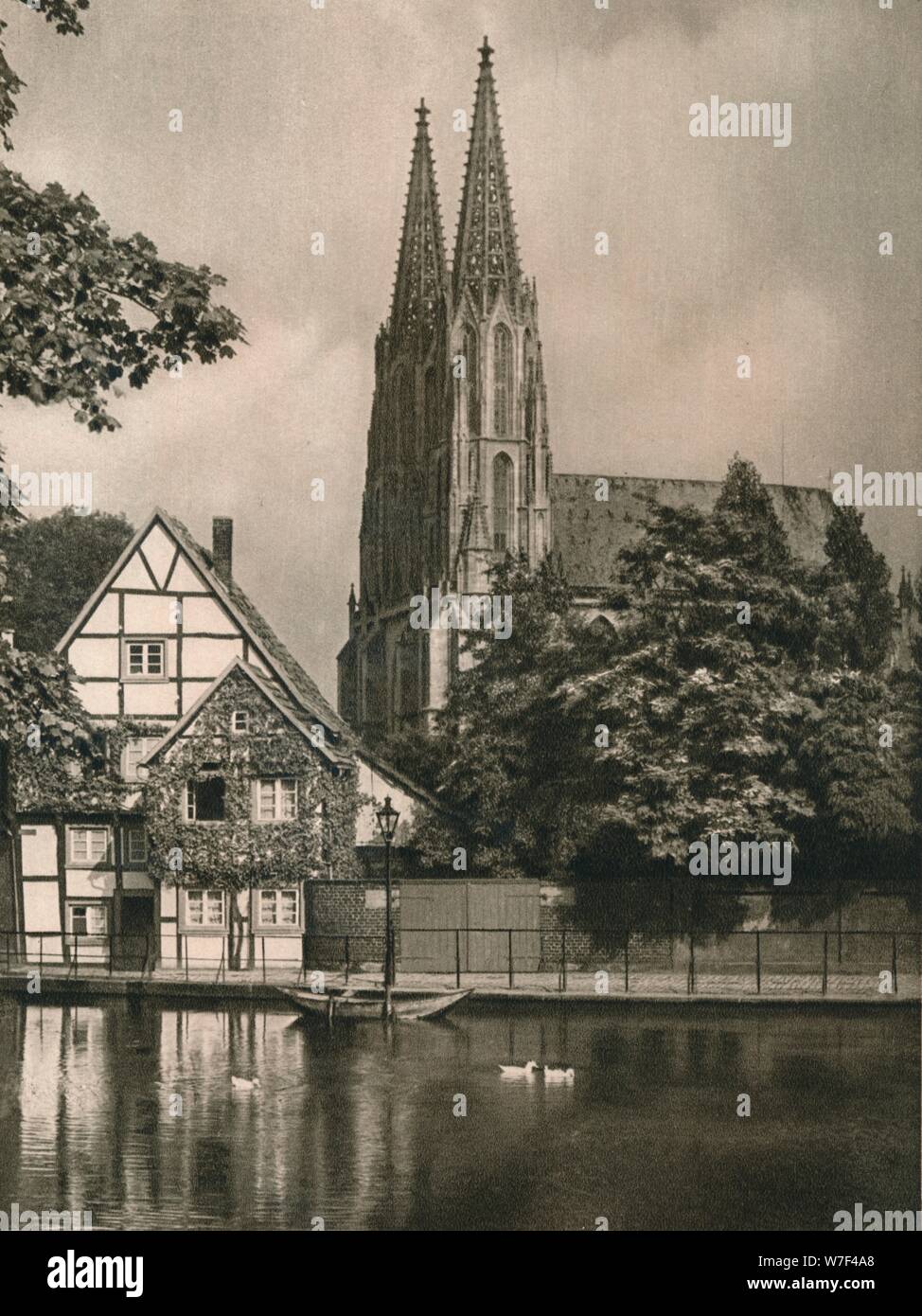 'Soest (Westfalen). Wiesenkirche', 1931. Artist: Kurt Hielscher. Stock Photo
