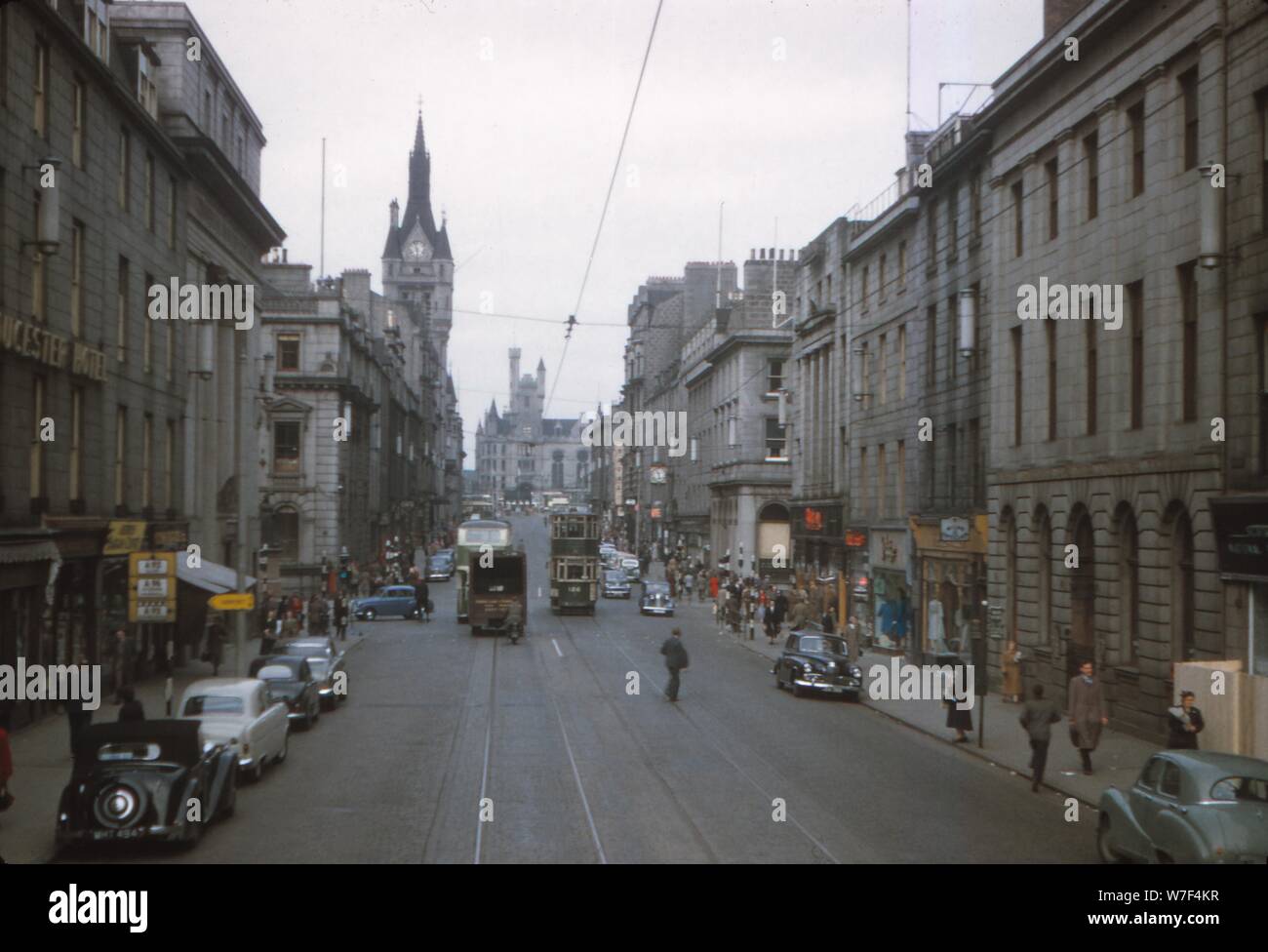Union Street, Aberdeen, Scotland, c1960s. Artist: CM Dixon. Stock Photo