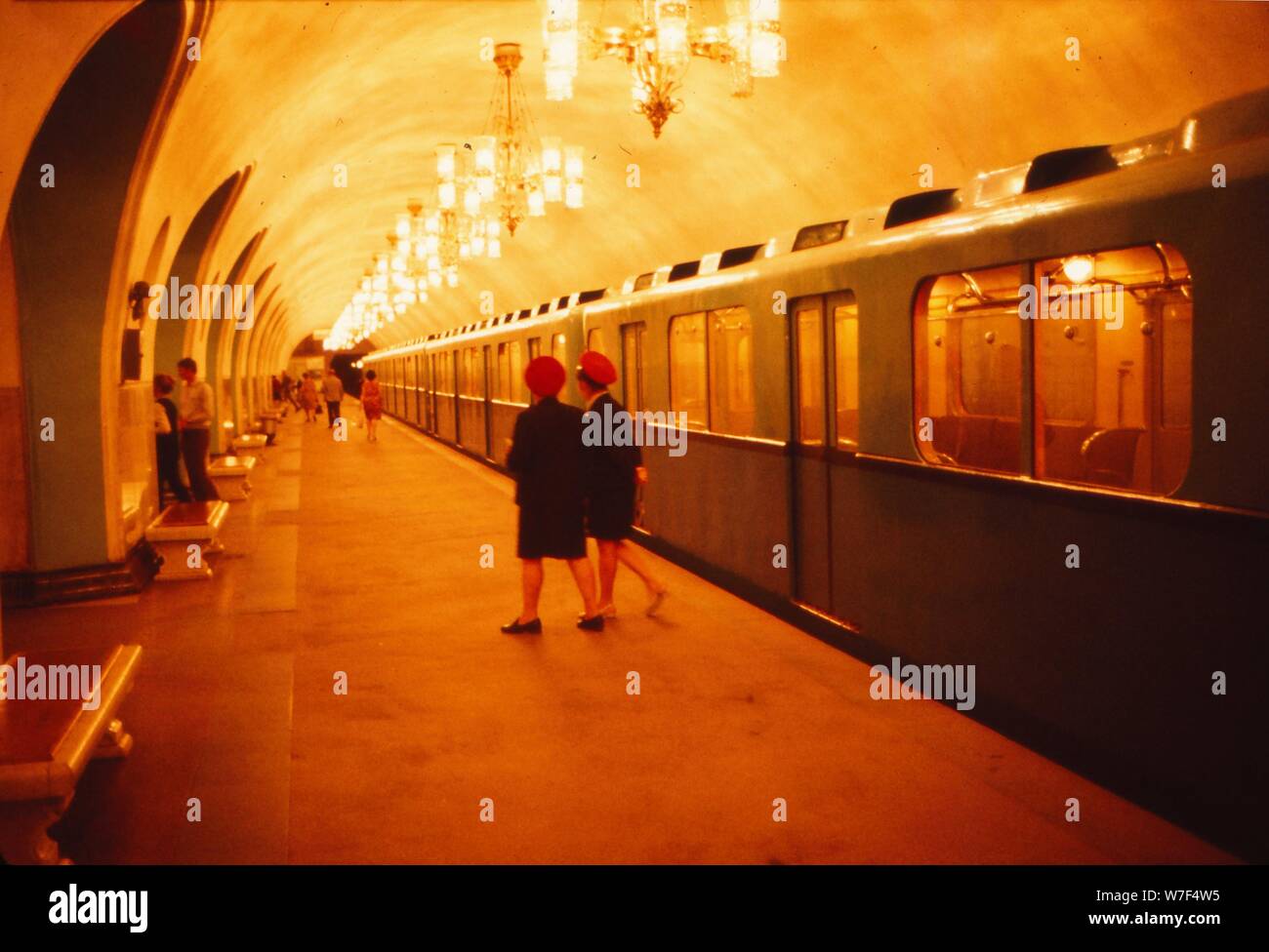 Moscow, Underground, c1970s. Artist: CM Dixon. Stock Photo