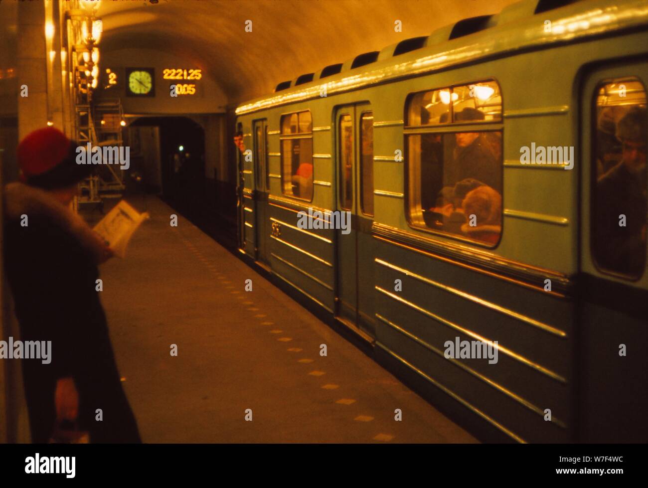 Underground Railway, Leningrad, c1970s. Artist: CM Dixon. Stock Photo