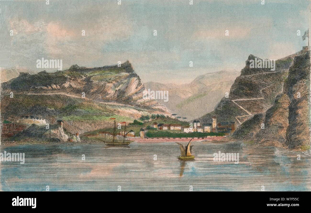 'Vue de Jam's Town', c19th century. Artist Unknown Stock Photo Alamy