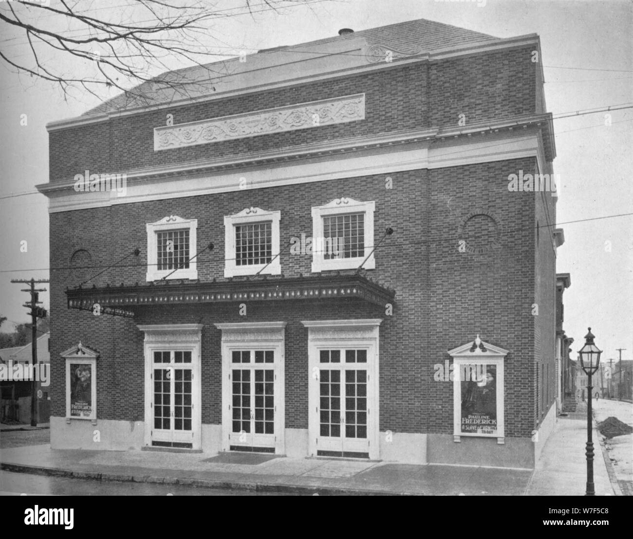 Main facade Circle Theater, Annapolis, Maryland, 1922. Artist