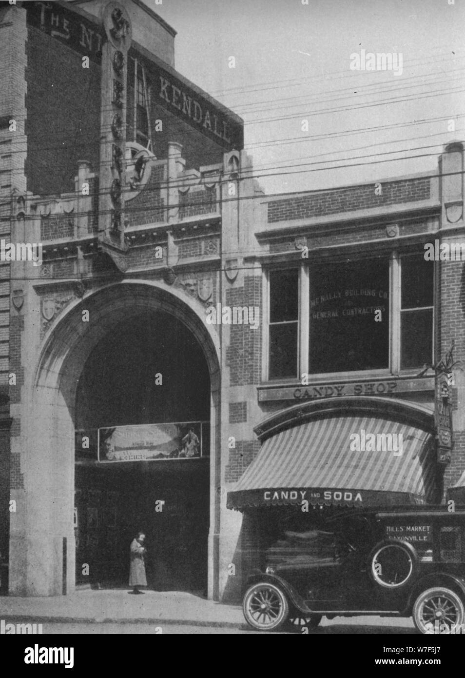 Main entrance, the St George Theatre, Framingham, Massachusetts, 1925. Artist: Unknown. Stock Photo